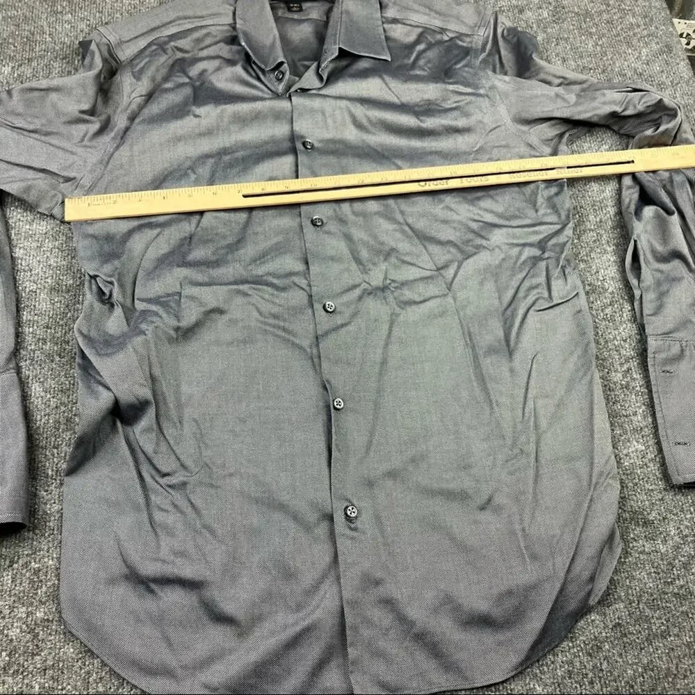 Banana Republic Non-Iron Tailored Slim Long‎ Sleeve 16.5 grey